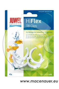 Obrázok pre JUWEL Náhradní díl Klipy k zářivkám T8, 4 ks pro reflektory HiFlex